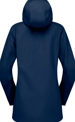 Jakker/Overdeler-Norrøna Femund Cotton Anorak W's Navy Blazer
