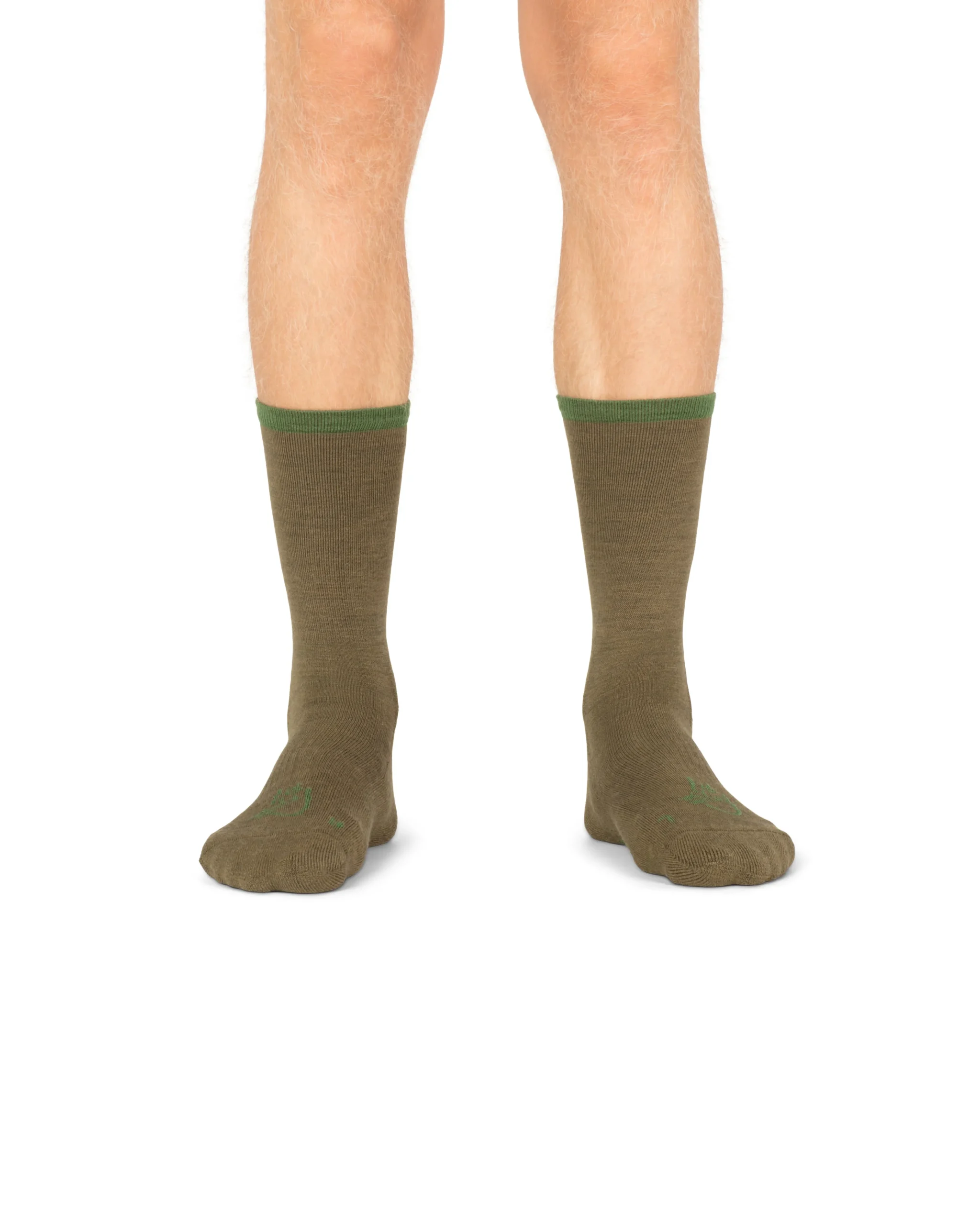 Sokker|Sokker-Norrøna Finnskogen Mid Weight Merino Socks Dark Olive