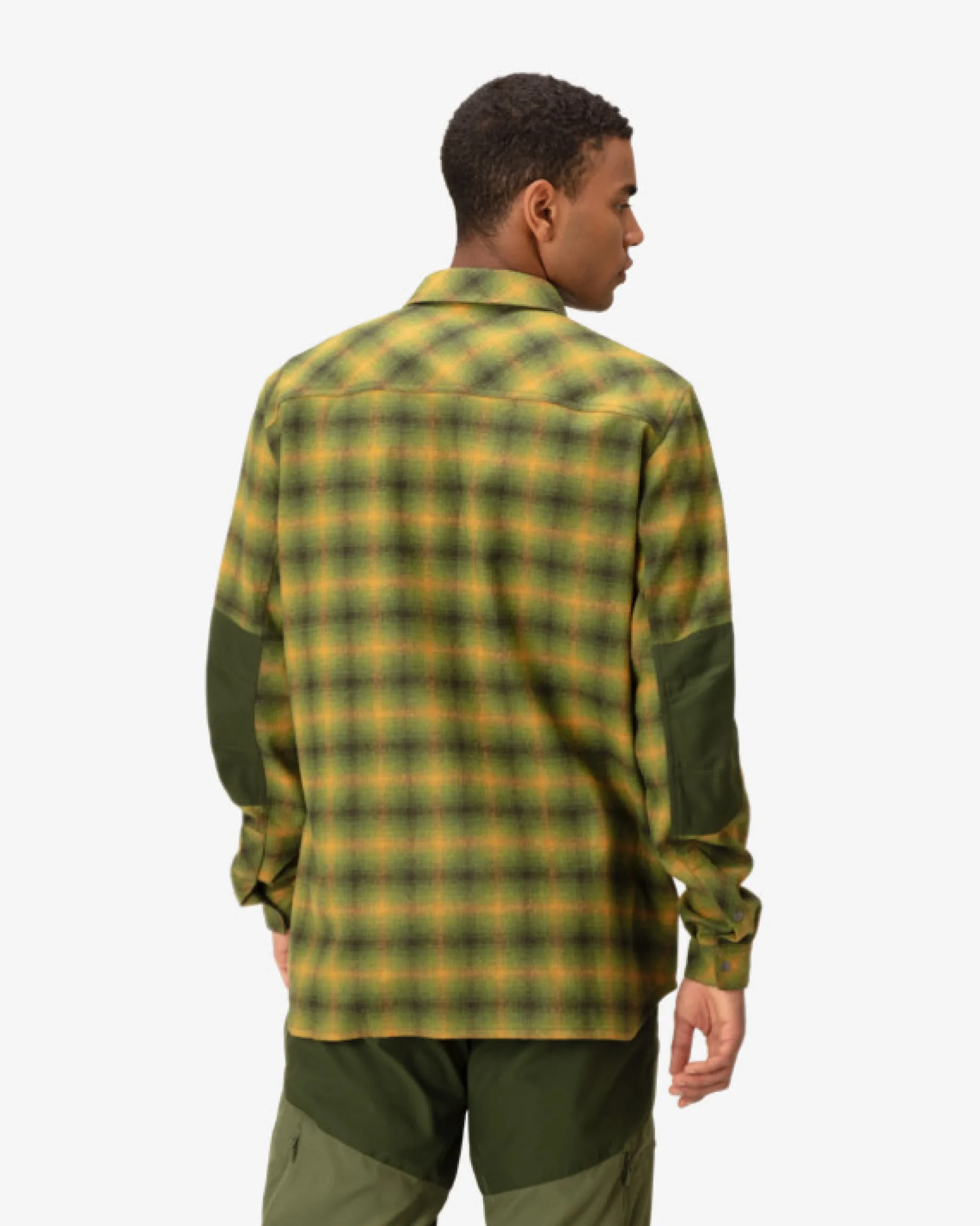 Skjorter-Norrøna Finnskogen Wool Shirt M's Olive Night
