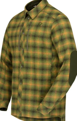 Skjorter-Norrøna Finnskogen Wool Shirt M's Olive Night