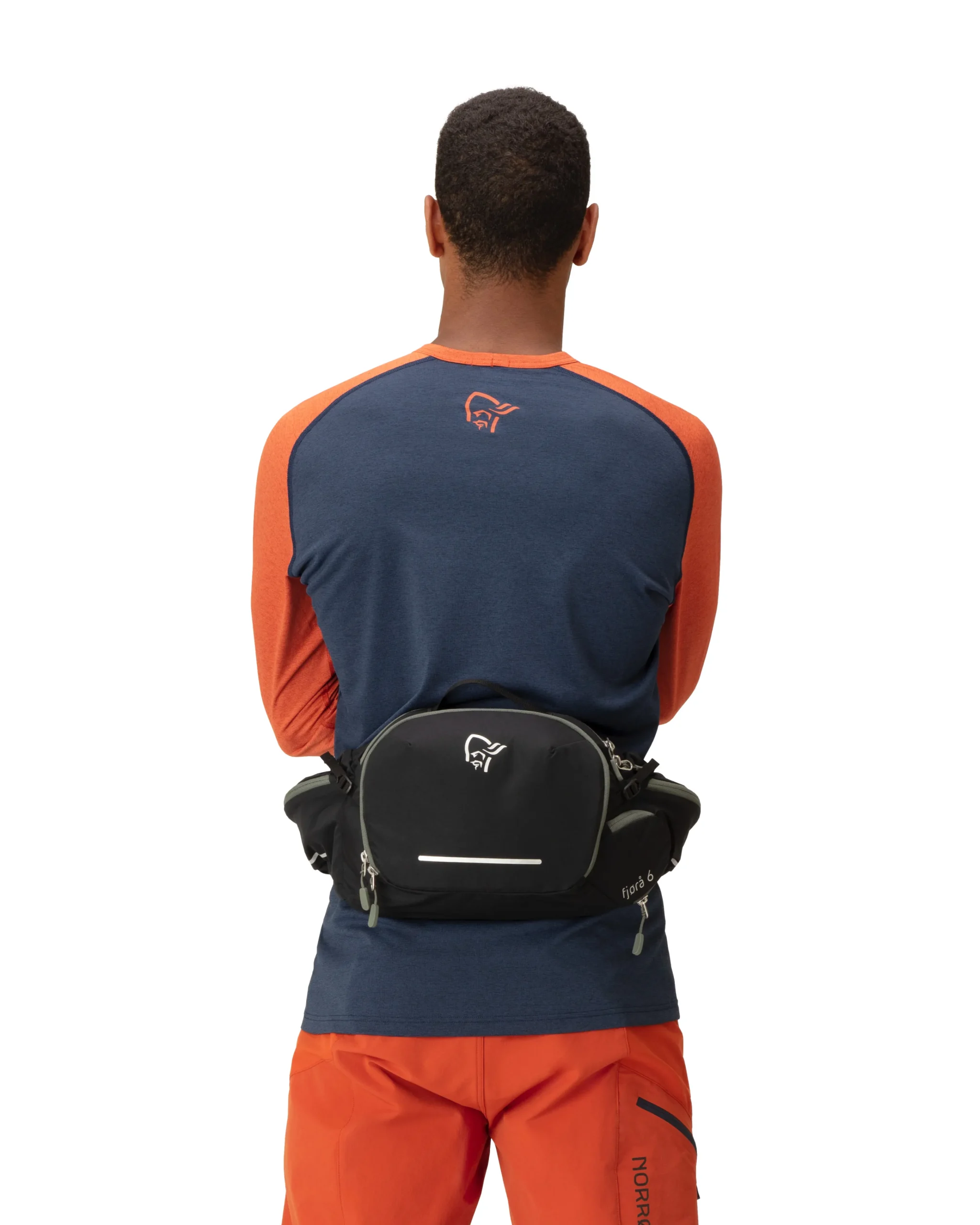 Ryggsekk|Ryggsekk-Norrøna Fjørå Econyl195 6L Hip Pack Caviar Black