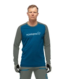T-Skjorter/Long Sleeves-Norrøna Fjørå Equaliser Lightweight Long Sleeve (M)
