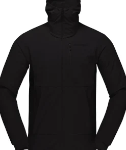 Jakker/Overdeler-Norrøna Lofoten Hiloflex200 Hood M's Caviar Black