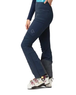 Bukser-Norrøna Lyngen Equaliser Stretch Tights W's Indigo Night Blue