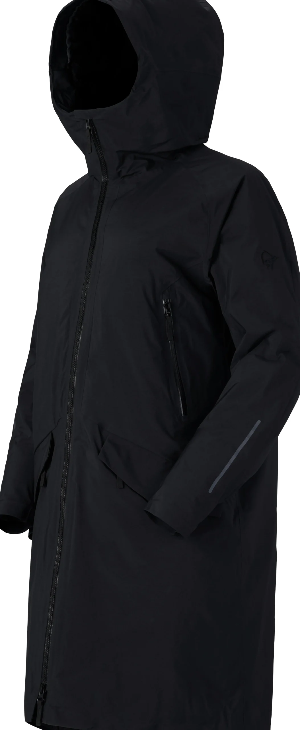 Jakker/Overdeler-Norrøna Oslo Gore-Tex Thermo160 Parka W's Caviar Black