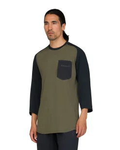 T-Skjorter/Long Sleeves-Norrøna Skibotn Equaliser Merino 3/4 T-shirt M's