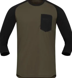 T-Skjorter/Long Sleeves-Norrøna Skibotn Equaliser Merino 3/4 T-shirt M's