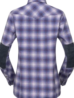 Skjorter-Norrøna Tamok Wool Shirt W's Grape Shake