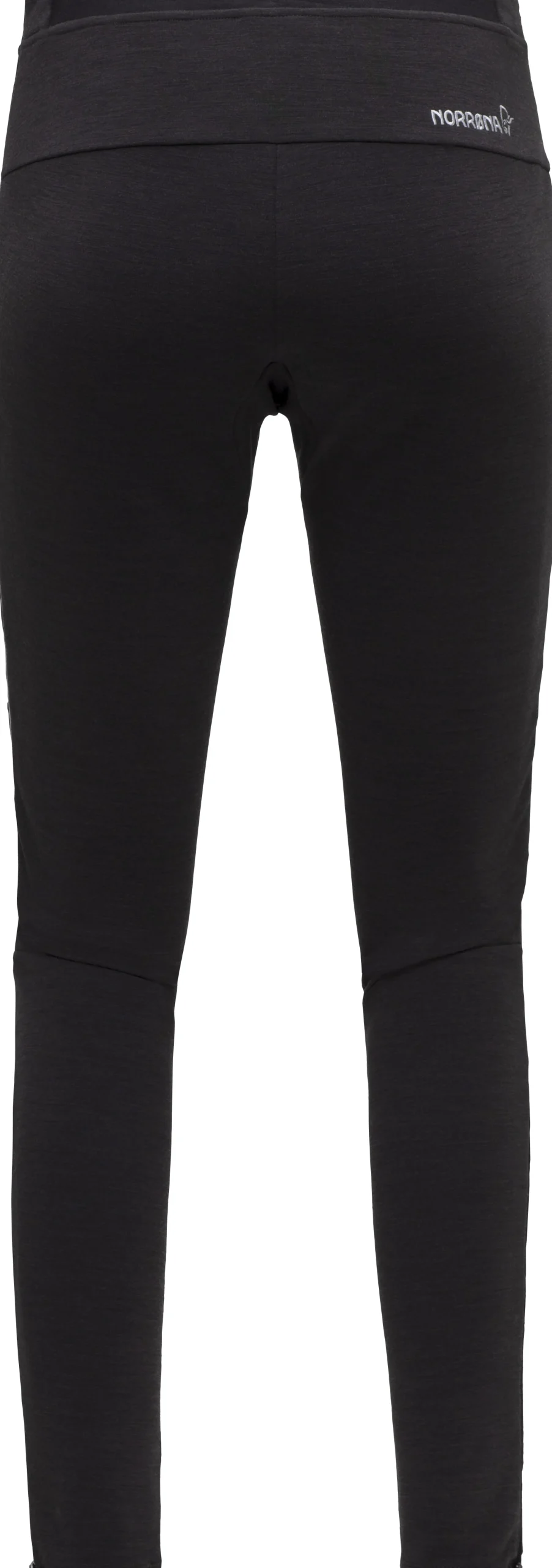 Tights/Longs-Norrøna Trollveggen Warmwool2 Stretch Tights W's Caviar Black