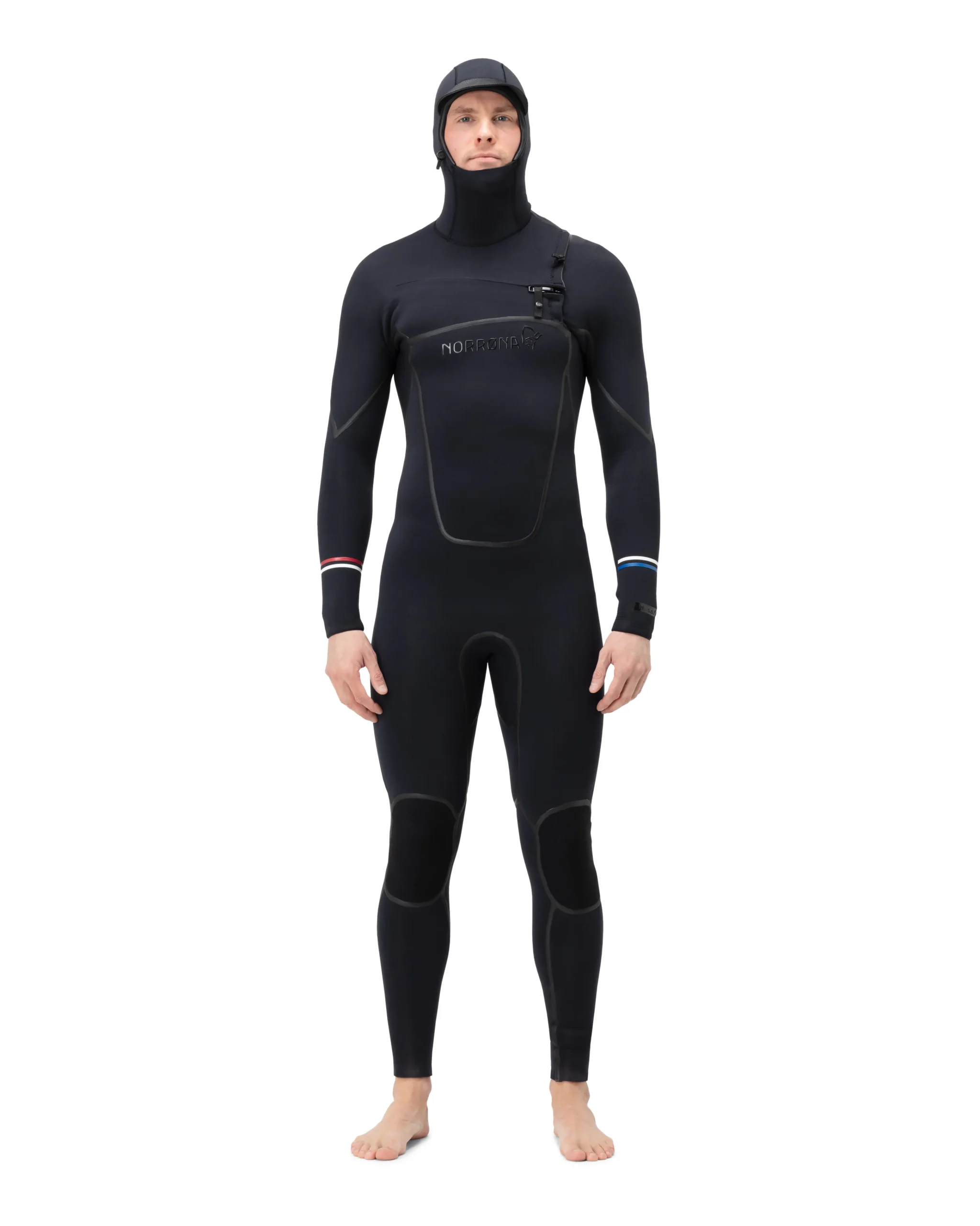 Våtdrakter|Våtdrakter-Norrøna Unstad 5.5/5/4 Hooded Wetsuit M's Caviar Black