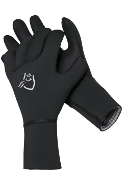 Våtdrakter|Våtdrakter-Norrøna Unstad 5mm Gloves Unisex Caviar Black